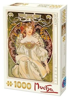 D-Toys, puzzle, Alfons Mucha, Zadumana, 1000 el. - D-Toys