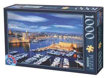 D-Toys, puzzle, Francja, Port w Marsylii, 1000 el. - D-Toys