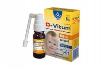 D-Vitum Witamina D 600 j.m. Aerozol - - 6 ml Inna marka