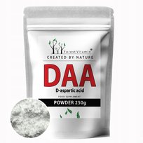 DAA KWAS D-ASPARAGINOWY CZYSTY 250g TESTOSTERON ENERGIA SIŁA BOOSTER HORMON Forest Vitamin