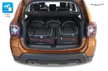 DACIA DUSTER 2017+ TORBY DO BAGAŻNIKA 5 SZT - KJUST