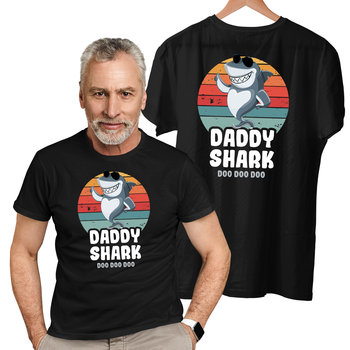 Daddy shark (doo doo doo) - męska koszulka na prezent dla taty