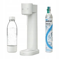 Dafi PushAir Saturator z nabojem CO2 + butelka 0,7l Piaskowy