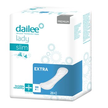 Dailee Lady Extra, 224x Wkładki Higieniczne Rozmiar Extra, 8 Paczek po 28 Majtki Poporodowe, Pieluchy dla Kobiet, 224 szt - Dailee