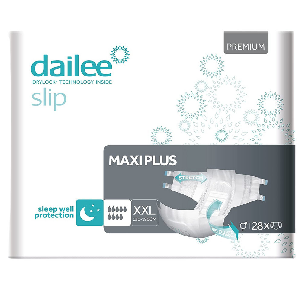 Dailee, Slip Maxi Plus XXL - Pieluchy Dla Dorosłych I Osób Starszych ...