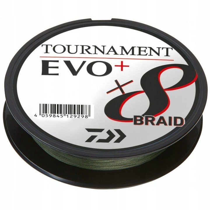 Tresse Daiwa Tournament EVO+ X8 Super Slim UL Braid 135m Chartreuse
