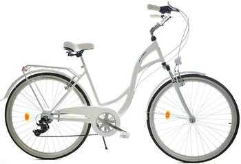 Dallas Bike, Rower miejski, City LUX, 28", biały, damski - DALLAS BIKE