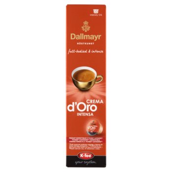 Dallmayr Crema d'Oro Intensa Mielona kawa palona w kapsułkach 78 g (10 x 7,8 g) - Dallmayr