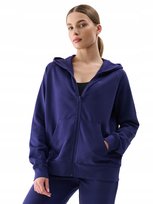 Damska bluza dresowa 4F z kapturem MM00 SWSF1763 031S fioletowy S 4F