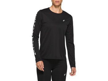 Damska Bluza sportowa Do Biegania Asics Katakana Ls Top sportowy W | Black - Rozmiar M - Asics