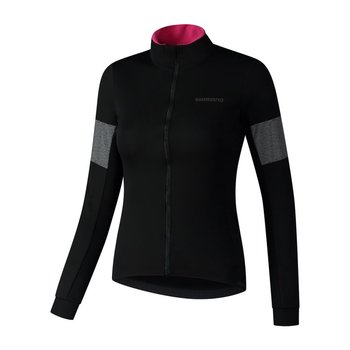 Damska Bluza sportowa Rowerowa  Shimano W'S Kaede Wind Jersey Insulated | Black - Rozmiar L - Shimano