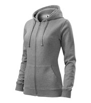 Damska BLUZA Trendy Zipper rozpinana z kapturem Khaki Bawełna M Inna marka