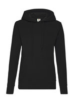 Damska Bluza Z Kapturem Fruit Of The Loom Gruba Black M FRUIT OF THE LOOM