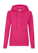 Damska Bluza Z Kapturem Fruit Of The Loom Gruba Fuchsia 2Xl FRUIT OF THE LOOM