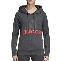 Damska Bluza Z Kapturem Grafitowa Adidas Ess Lin Oh Xs Adidas