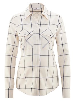 Damska koszula ciążowa w kratkę ecru Bellybutton Maternity, r.40 - BellyButton