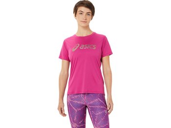 Damska Koszulka Biegowa Asics Sakura Top W | Fuchsia Red - Rozmiar M - Asics