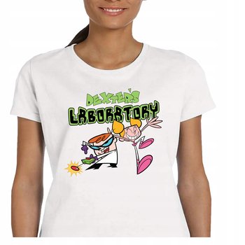 Damska Koszulka Dexter Laboratory Dee Dee Bajka Laboratorium L P034 - JHK