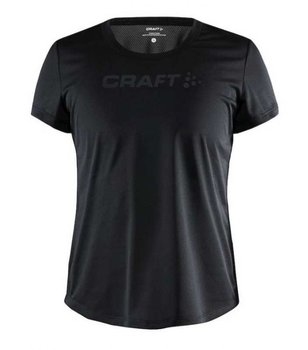 Damska Koszulka Do Biegania Craft Core Essence Ss Mesh Tee | Black M - Craft