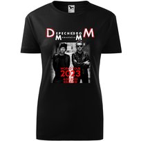 Damska koszulka roz. S, Depeche Mode DM Memento Mori, koncert Kraków Tour 2023 - kolor czarny t-shirt, TopKoszulki.pl®
