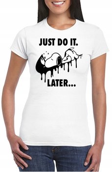 Damska Koszulka Snoopy Bajka Just Do It L 0797 - Inna marka