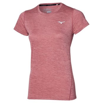 Damska koszulka z krótkim rękawkiem do biegania Mizuno Impulse Core Tee | RENAISSANCE ROSE - Rozmiar L - Mizuno