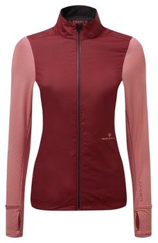 Damska kurtka do biegania Ronhill Tech HyperChill Jacket | CABERNET/BLUSH L - RONHILL