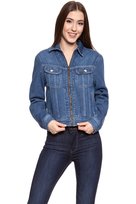 Damska Kurtka Jeansowa Lee Zip Cropped Rider Belleville L54Dggmi-S LEE