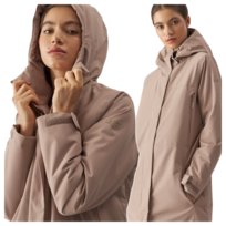 Damska kurtka parka 4F NeoDry 8000/500 4FWAW24TTJAF560-82S Brązowy XXL 4F