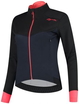 Damska Kurtka Rowerowa  Rogelli Winterjacket Contenta | Blue\Black\Coral - Rozmiar S - Rogelli