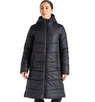 Damska kurtka zimowa długi płaszcz Dare2b DWN451 800 czarny M