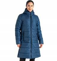 Damska kurtka zimowa długi płaszcz Dare2b DWN451 ZV7 niebieski 3XL