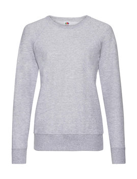 Damska Lekka Bluza Raglanowa Fruit Of The Loom Lady-Fit Heather Grey Xs - FRUIT OF THE LOOM