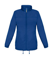 Damska Lekka Kurtka Przeciwdeszczowa Wiatrówka Z Kapturem B&C Sirocco  Royal 2Xl B&C