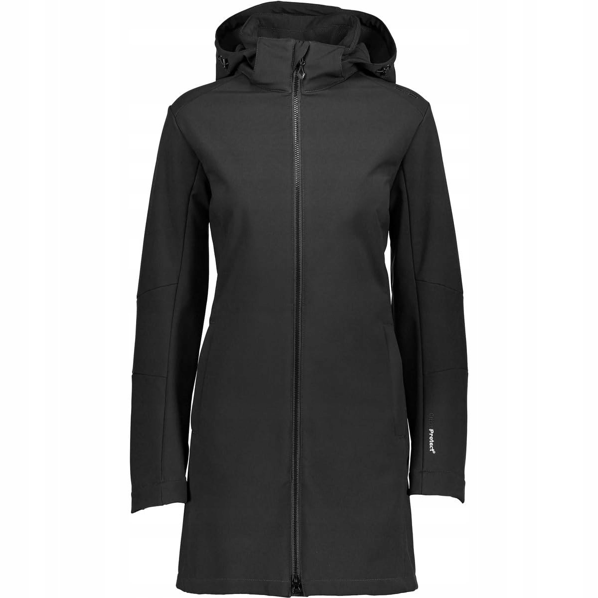Cmp Damska parka z kapturem CMP r. 3XL czarna AS6011