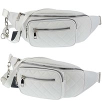 Damska Saszetka Nerka Torebka Crossbody Bag Na Ramię Biała Pikowana Inna marka