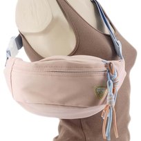 DAMSKA SASZETKA NERKA TOREBKA CROSSBODY BAG NA RAMIĘ FRĘDZLE RÓŻOWA Cambell