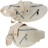 Damska Saszetka Nerka Torebka Crossbody Bag Na Ramię Kremowa Inna marka