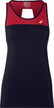 Damski Bezrękawnik Do Biegania Asics Loose Strappy Tank | Black/Red - Rozmiar S - Asics