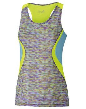 Damski bezrękawnik do biegania Mizuno Aero Tank | Multi PRT - Rozmiar M - Mizuno