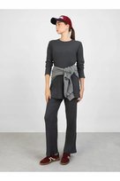 DAMSKI KOMPLET DRESOWY SZARY PRĄŻKOWANY BLUZA I SPODNIE 2XL 5GA* Inna marka