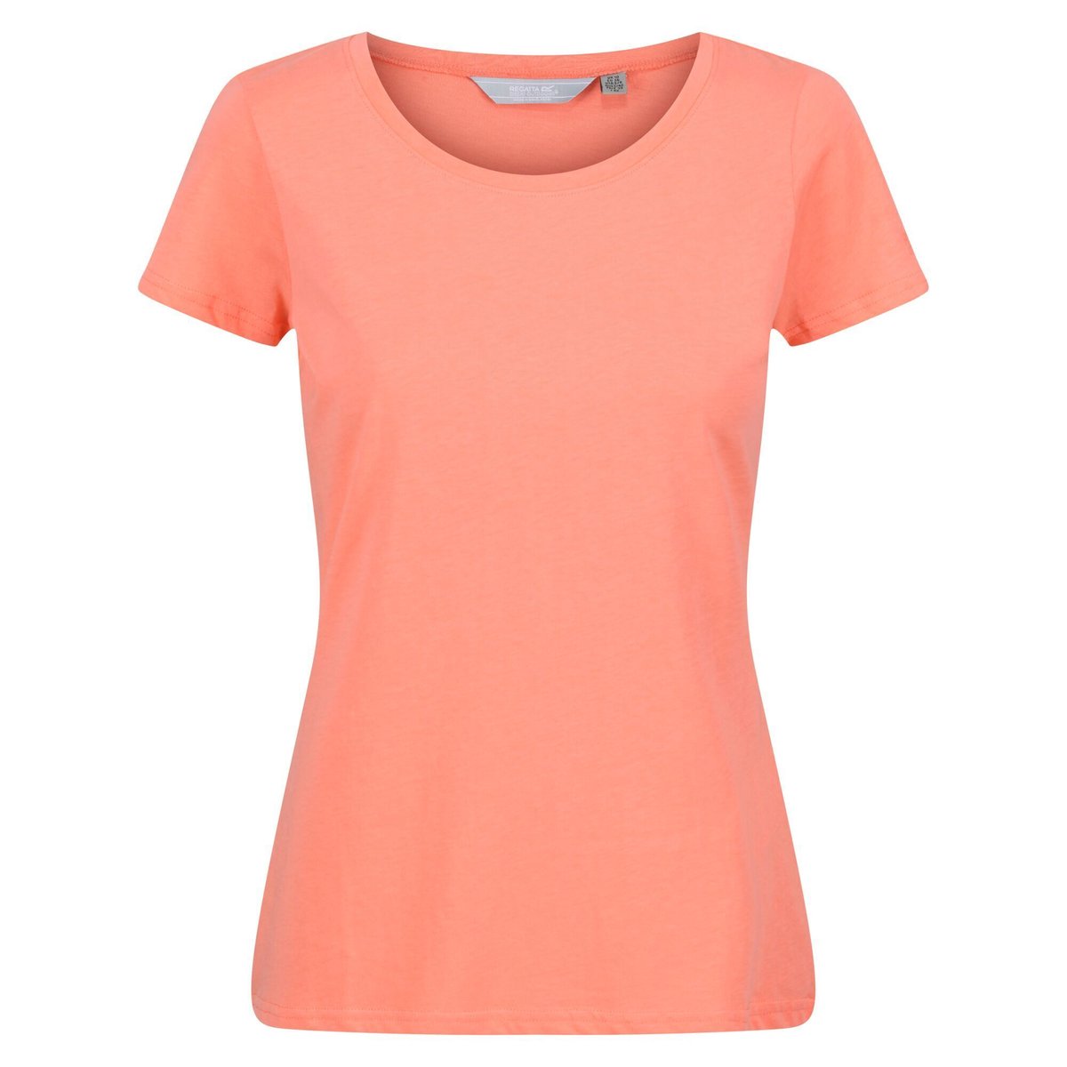 T-Shirt Tecnica Regatta Carlie - Maniche Corte In Cotone Coolweave - Traspirante E Morbida Per Lo Sport