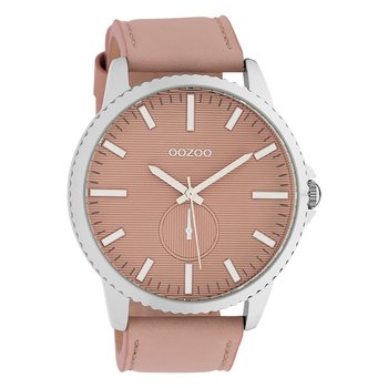 Damski zegarek na rękę Oozoo Timepieces Analogowy Skóra różowy UOC10331 - Oozoo