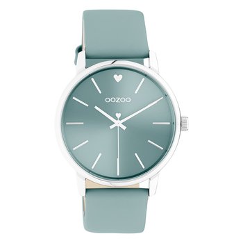 Damski zegarek Oozoo Timepieces C10985 ze skóry analogowyj w kolorze morskiego błękitu UOC10985 - Oozoo