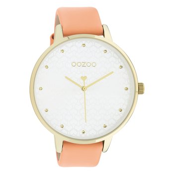 Damski zegarek Oozoo Timepieces C11036 analogowy skórzany różowy UOC11036 - Oozoo