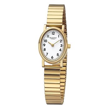 Damski zegarek Regent analogowy na bransolecie ze stali nierdzewnej w kolorze złotym URF1362 - Regent