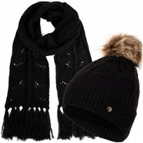 Damski zestaw zimowy czapka szal HZ0014 HEYO