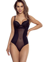 Damskie body transparentne czarne Eldar r.XL Eldar