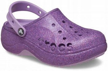 Damskie Buty Chodaki Klapki Crocs Baya Platform Glitter 208459 Clog 41-42 - Crocs