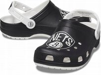 Damskie Buty Chodaki Klapki Crocs Classic Nba Brooklyn Nets Clog 37-38